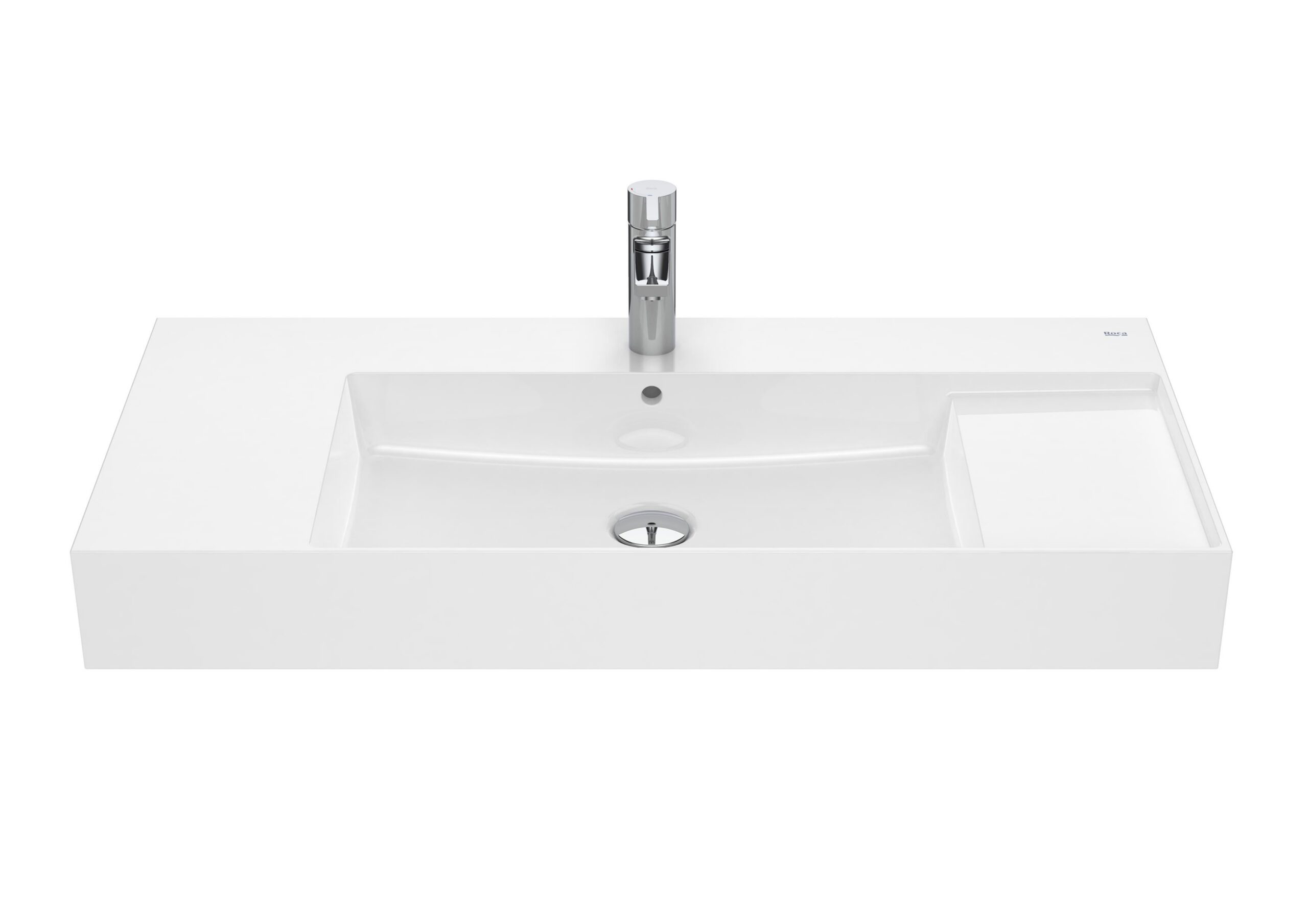 Lavabo mural Inspira en FINECERAMIC® (60 - 80 - 100cm)