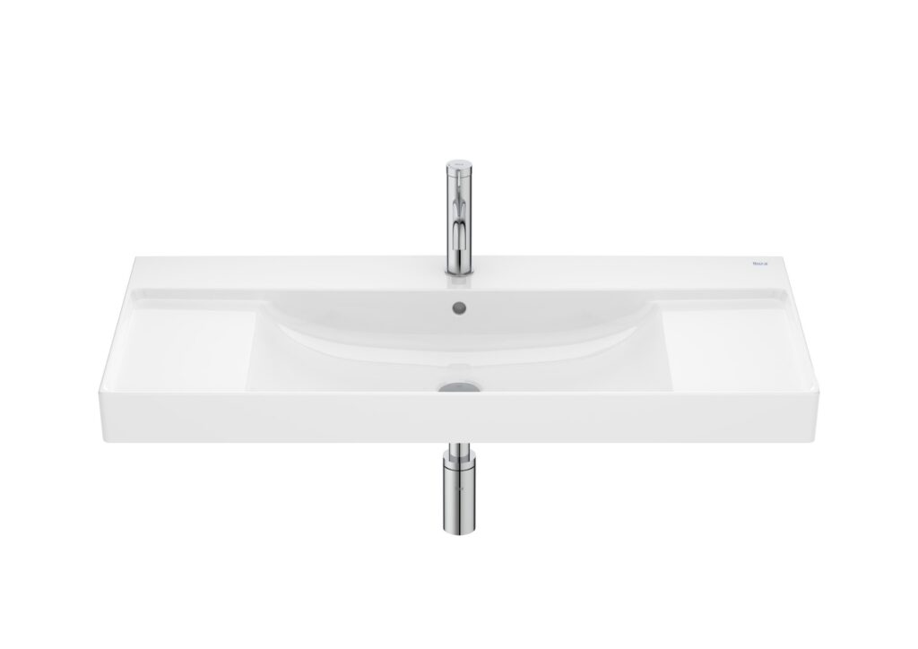 Lavabo mural Ona en FINECERAMIC® (plusieurs dimensions)