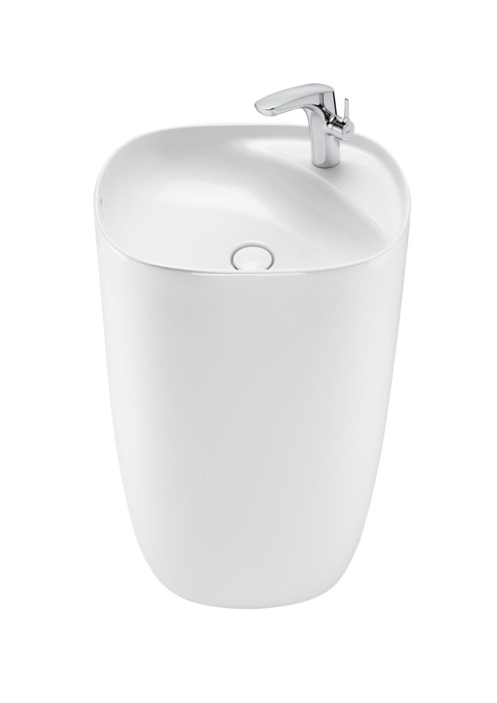 Lavabo sur pied Beyond en FINECERAMIC® (Plusieurs couleurs)
