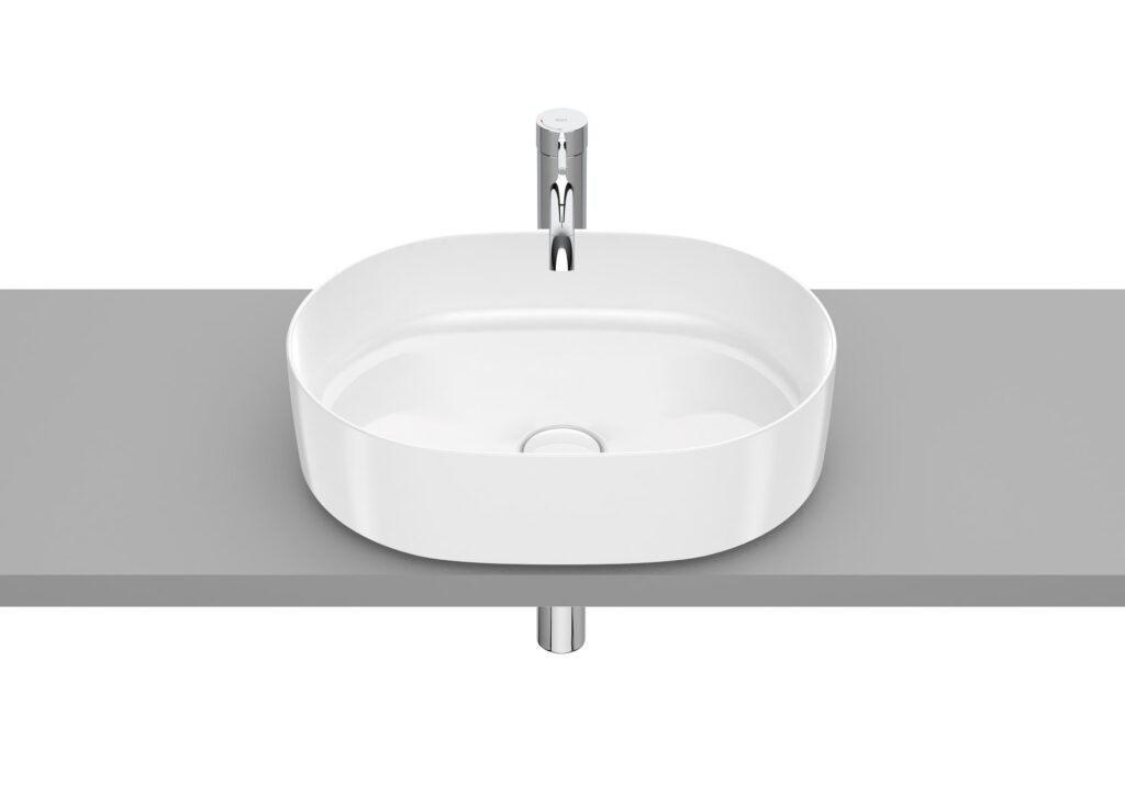 Vasque à poser round Inspira en FINECERAMIC® (plusieurs couleurs)