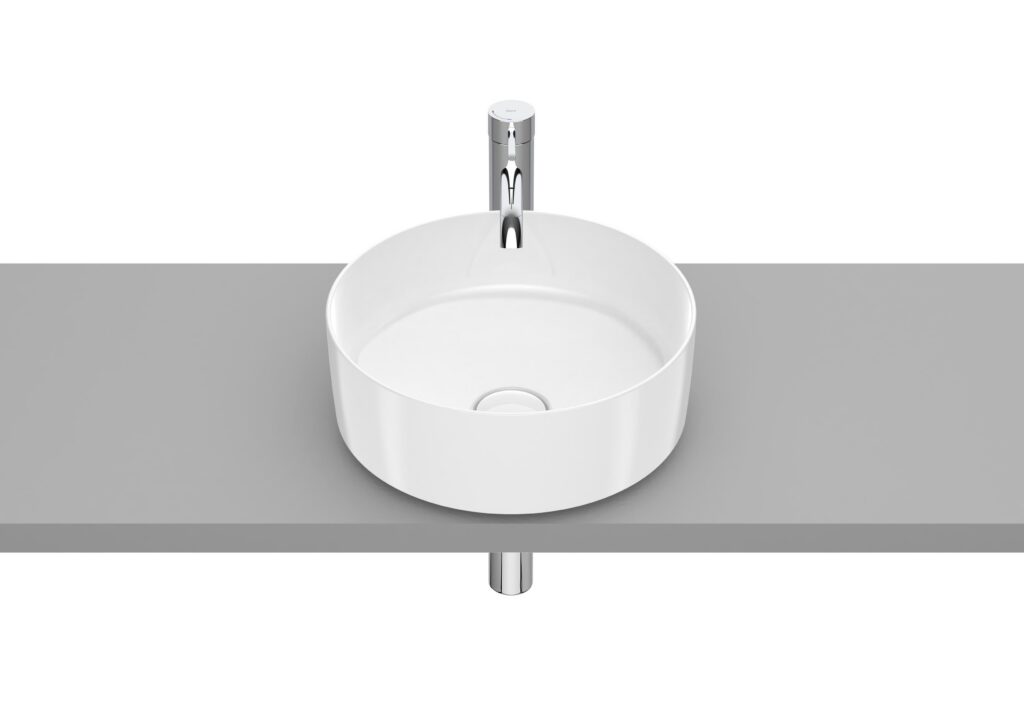 Vasque à poser round Inspira en FINECERAMIC® (plusieurs couleurs)