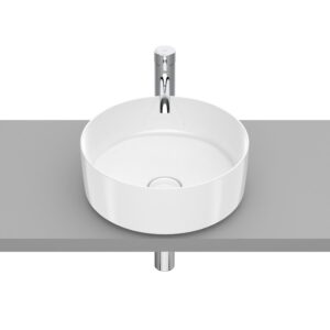 Vasque à poser round Inspira en FINECERAMIC® (plusieurs couleurs)
