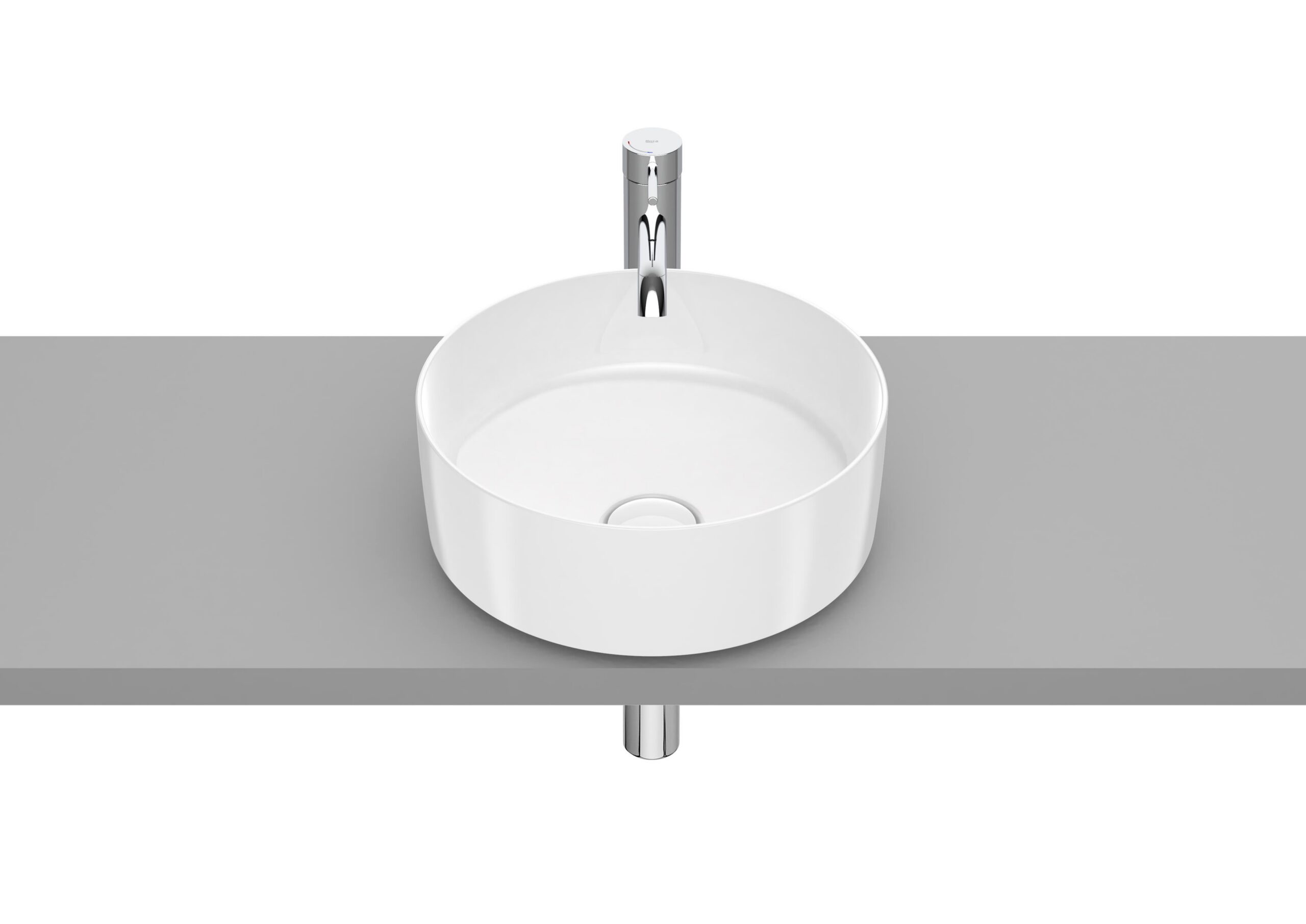 Vasque à poser round Inspira en FINECERAMIC® (plusieurs couleurs)