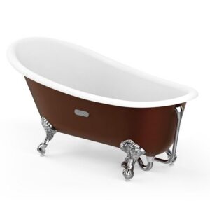 Baignoire en ilot et en fonte Carmen (plusieurs couleurs)