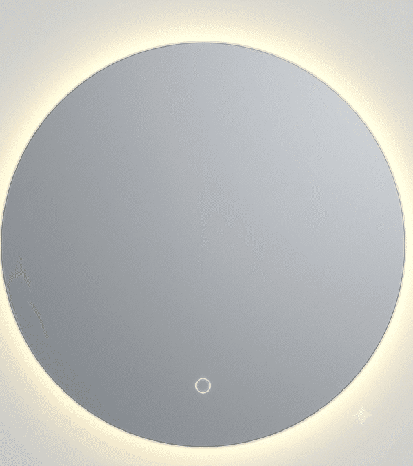 Miroir avec Led NB Rond